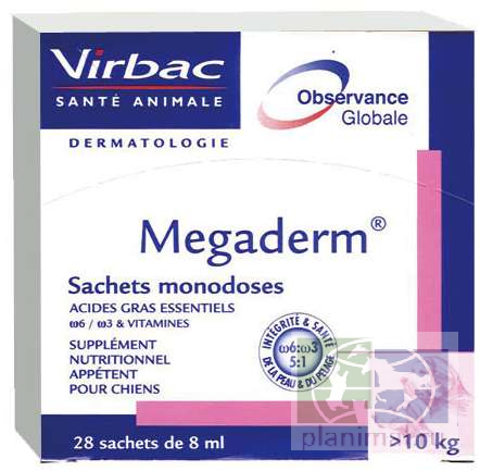 Мегадерм, добавка для лечения дерматоза собак и кошек, 28 саше по 8 мл, цена за 1 саше