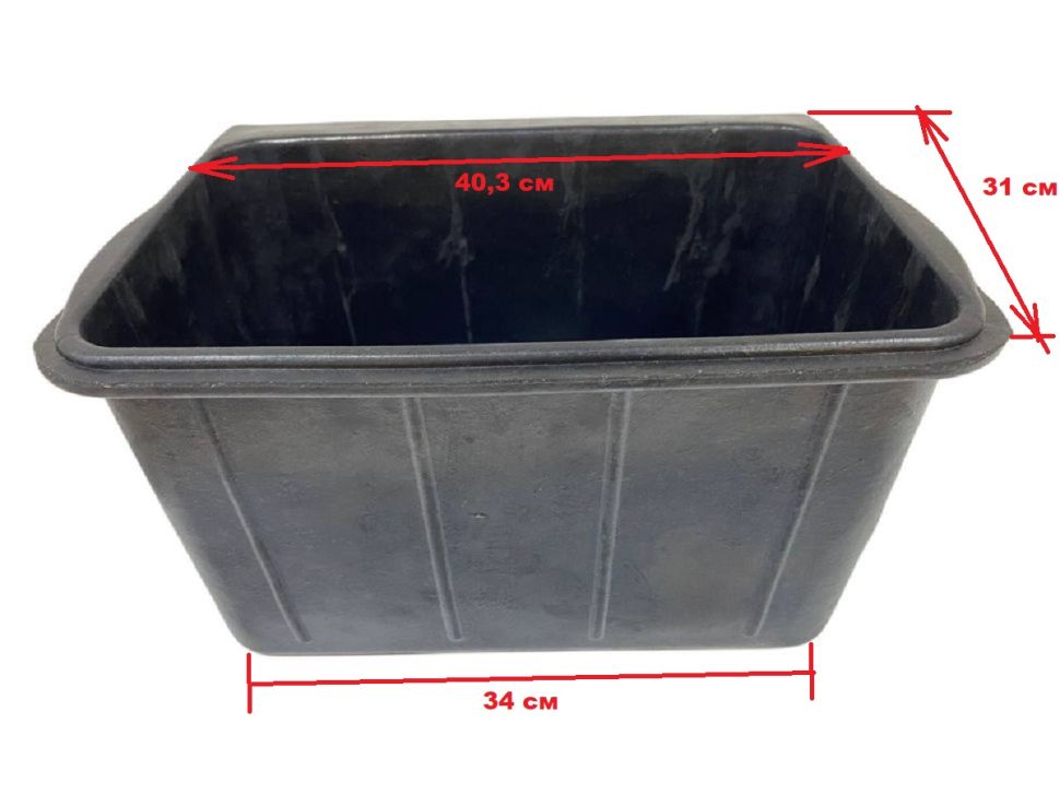 Кормушка / поилка резина подвесная усиленная,  16 л., Китай