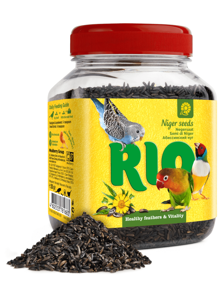 Рио: Абиссинский нуг, лакомство для всех видов птиц, 250 гр.