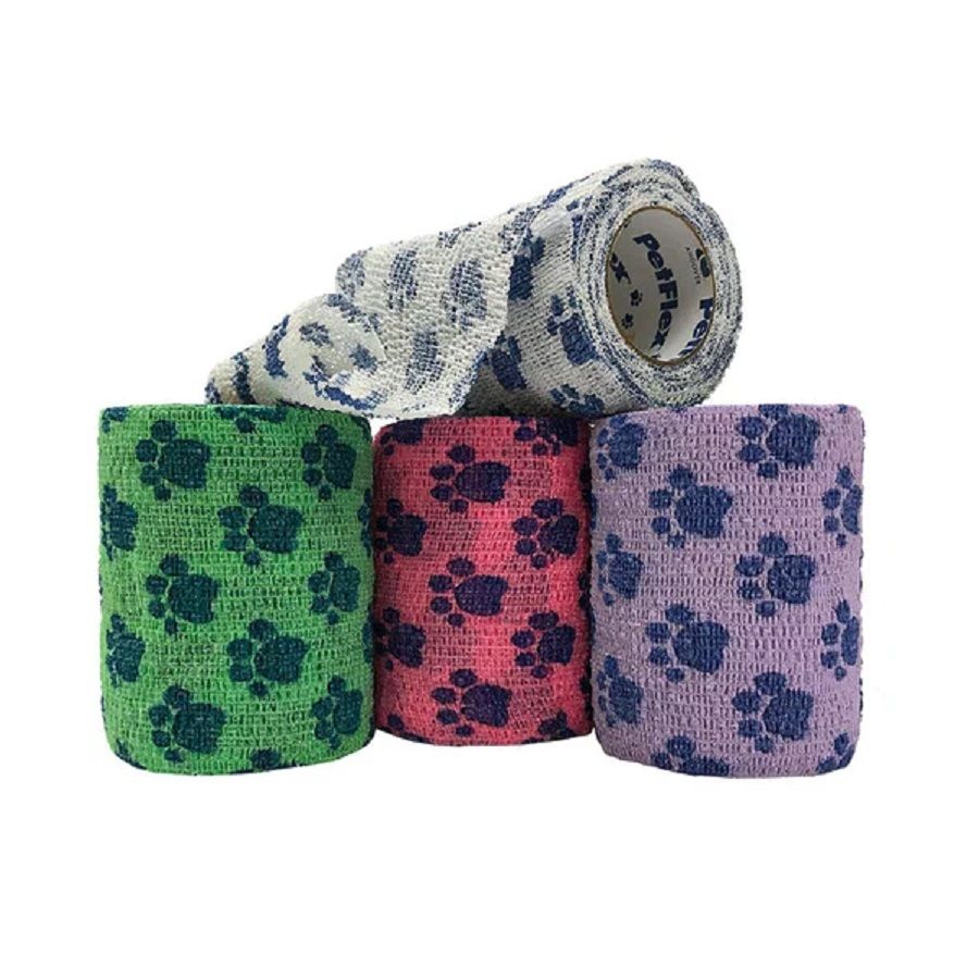 Andover: PetFlex бандаж "лапы" 7,5 см х 4,5 м, мультицвета