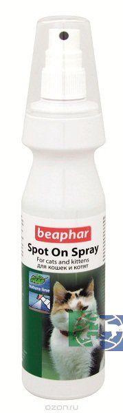 Beaphar: Spot On Spray д/кошек и котят с натур. маслами от насекомых, 150 мл