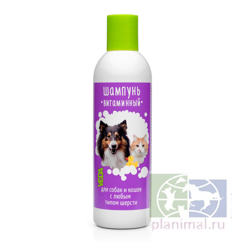 Веда: Витаминный шампунь для собак и кошек, 220 мл.