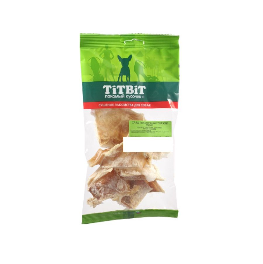 TiTBiT: Хрящ лопаточный, говяжий мини - мягкая упаковка, 65 гр