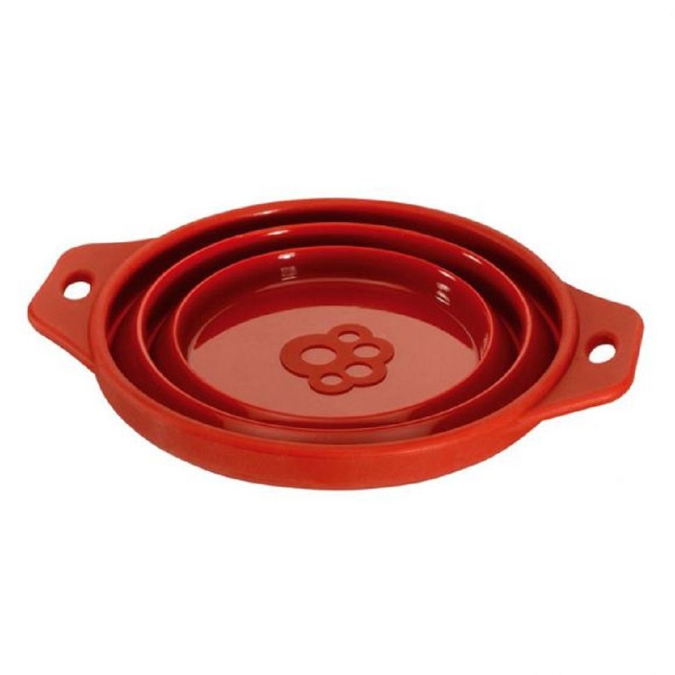 Ferplast: Складная миска д/кошек и собак из силикона PA 1087, Ø 14 x h 6,5 cm - 0,5 L