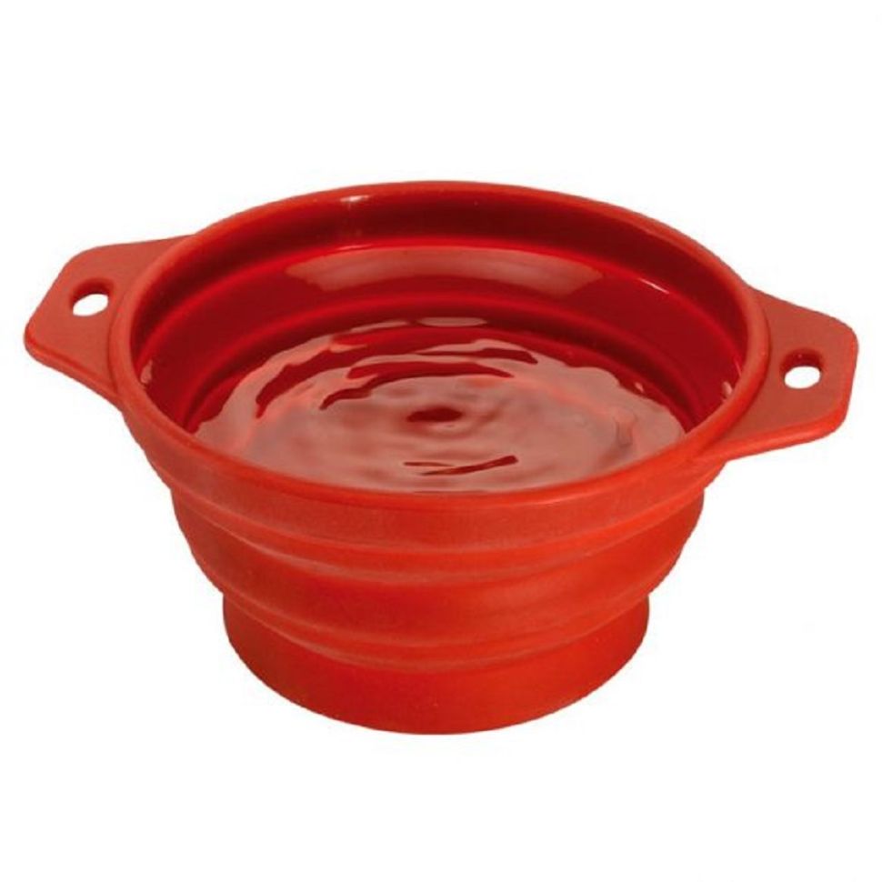 Ferplast: Складная миска д/кошек и собак из силикона PA 1087, Ø 14 x h 6,5 cm - 0,5 L