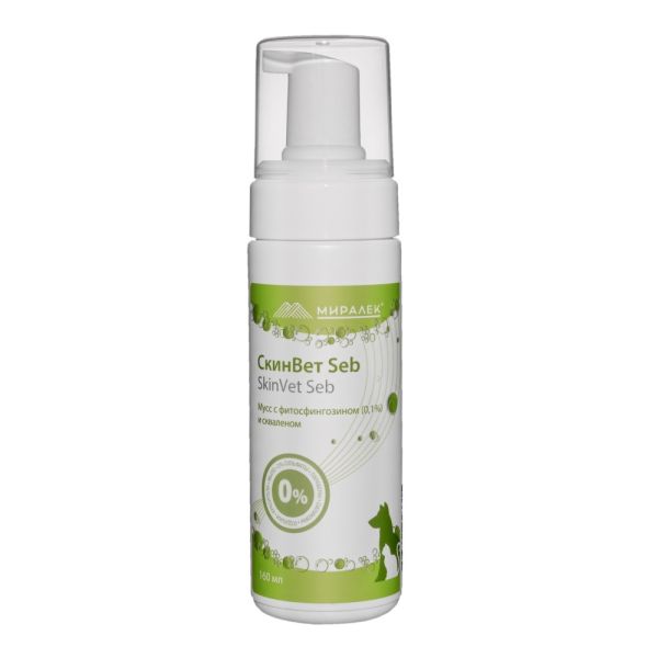 Миралек: Мусс СкинВет Seb со скваленом и фитосфингозином, 160 мл