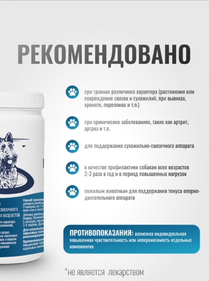 Horse-bio: Желатиновые капсулы Говяжий Коллаген ArtroPro для мелких собак и кошек, 325 мг, 100 шт.