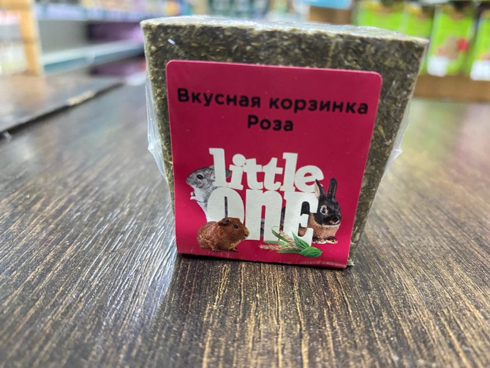 Little One: Корзинка из луговых трав, ассорти, лакомство для грызунов, 12 шт./уп., цена за 1 шт., 65 гр.