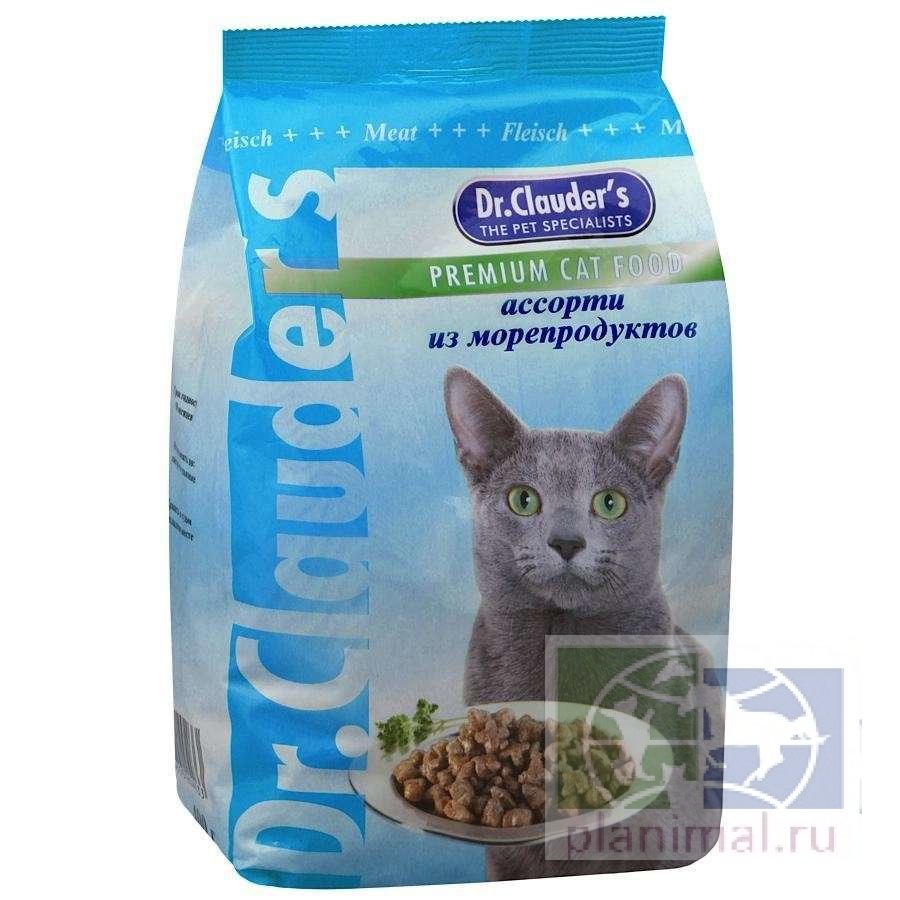 Dr.Clauder's сухой корм для кошек ассорти из морепродуктов, 400 гр.