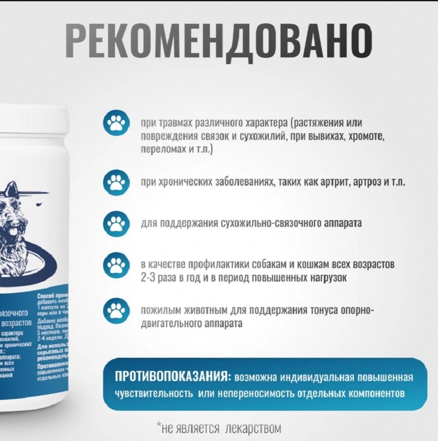Horse-bio: Желатиновые капсулы Рыбный коллаген ArtroPro для мелких собак и кошек, 320 мг, 100 шт.