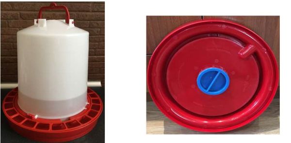 Мирагро: Поилка вакуумная 11 литров с сеткой и пробкой