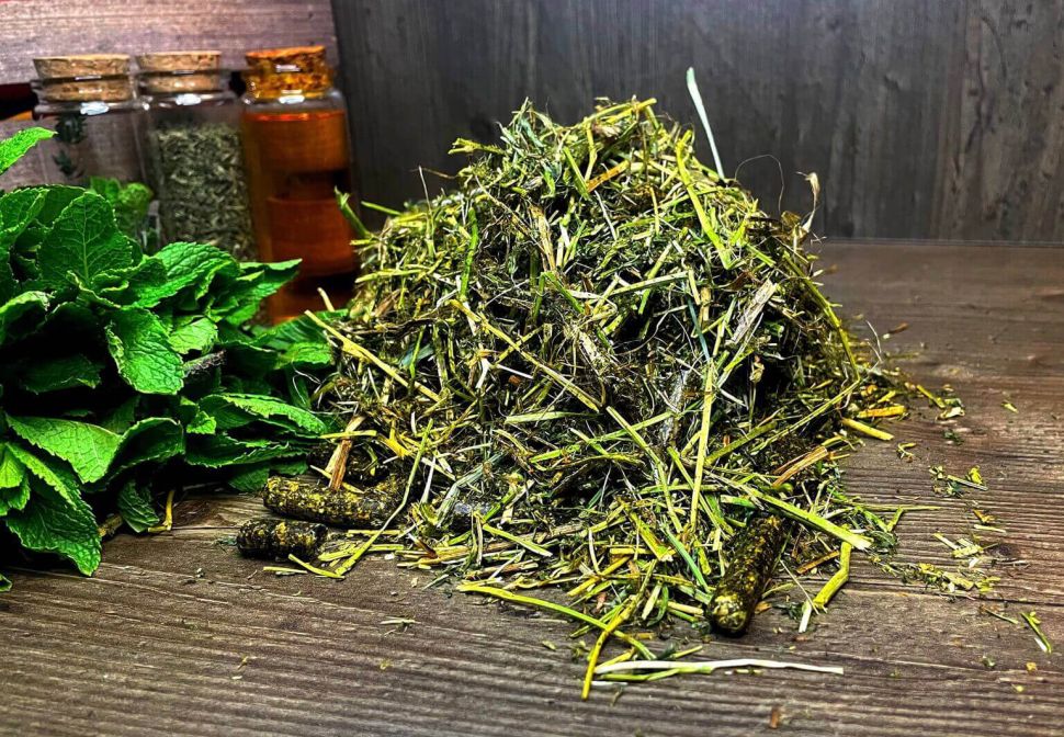 Be:Natu  Alfa-Alfa oil высокоэнерг. корм люцерна и масло для лошадей, замена сена, 15 кг