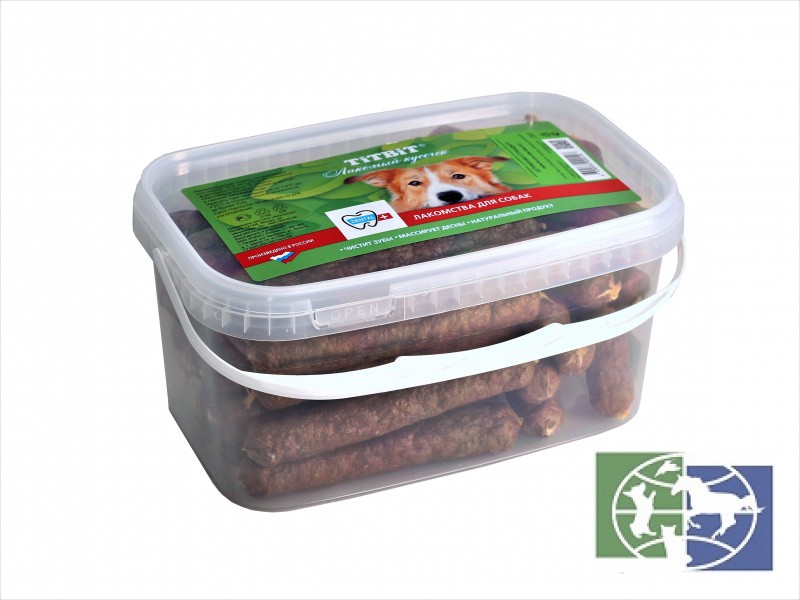 TiTBiT: Шпикачки St - банка пласт. 3.3 л, гов. мясо/субпродукты, 1600 гр.