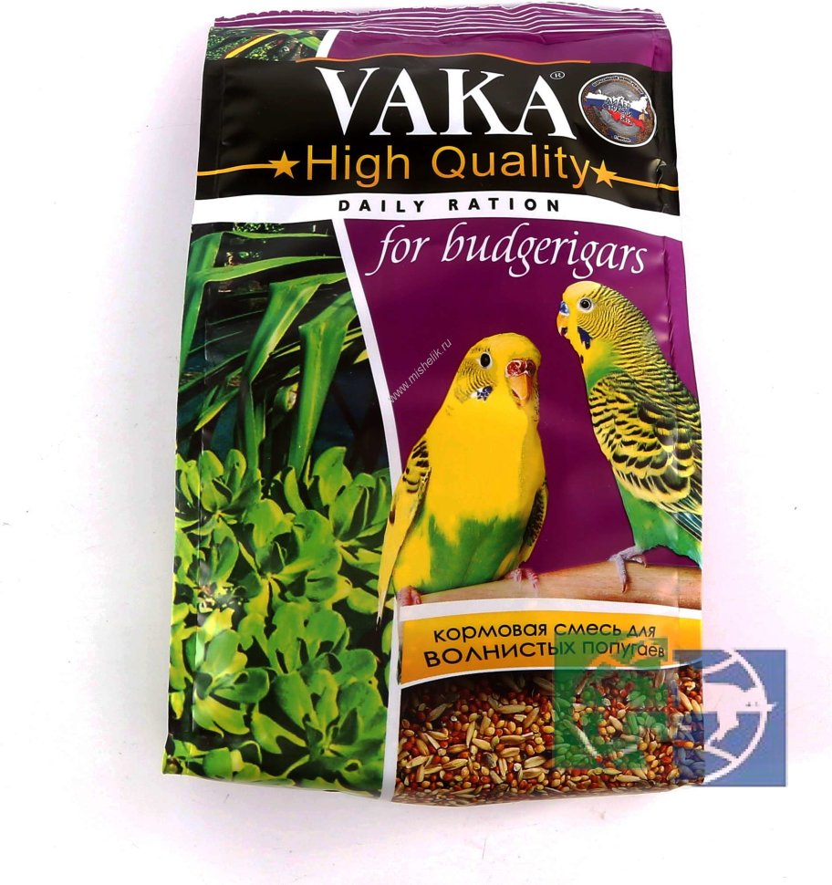 Вака: High Quality корм для волнистых попугаев, 0,5 кг