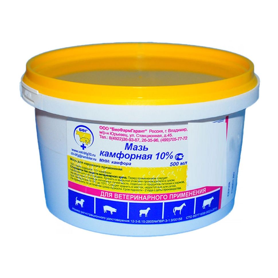 БиоФармГарант: Мазь камфорная 10 %, 500 гр