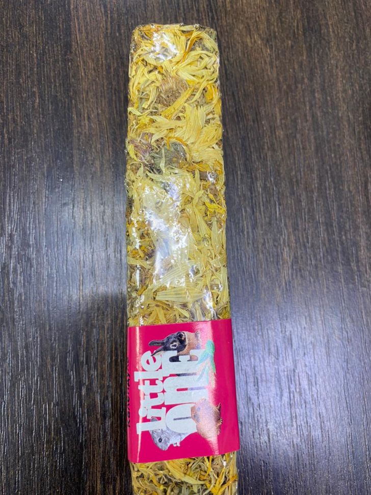 Little One: Палочка из луговых трав, ассорти, лакомство для грызунов, 9 шт./уп., цена за 1 шт., 85 гр.