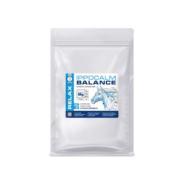 Пробио: Ippocalm Balance / Иппокальм Баланс успокаивающая подкормка для лошадей, эко-упаковка 640 гр.
