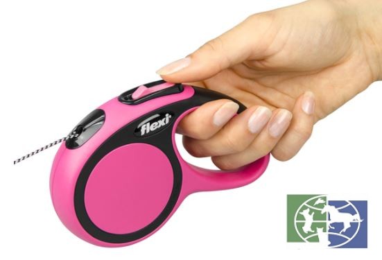 Flexi рулетка NEW LINE Comfort XS (до 8 кг) трос 3 м серый/голубой