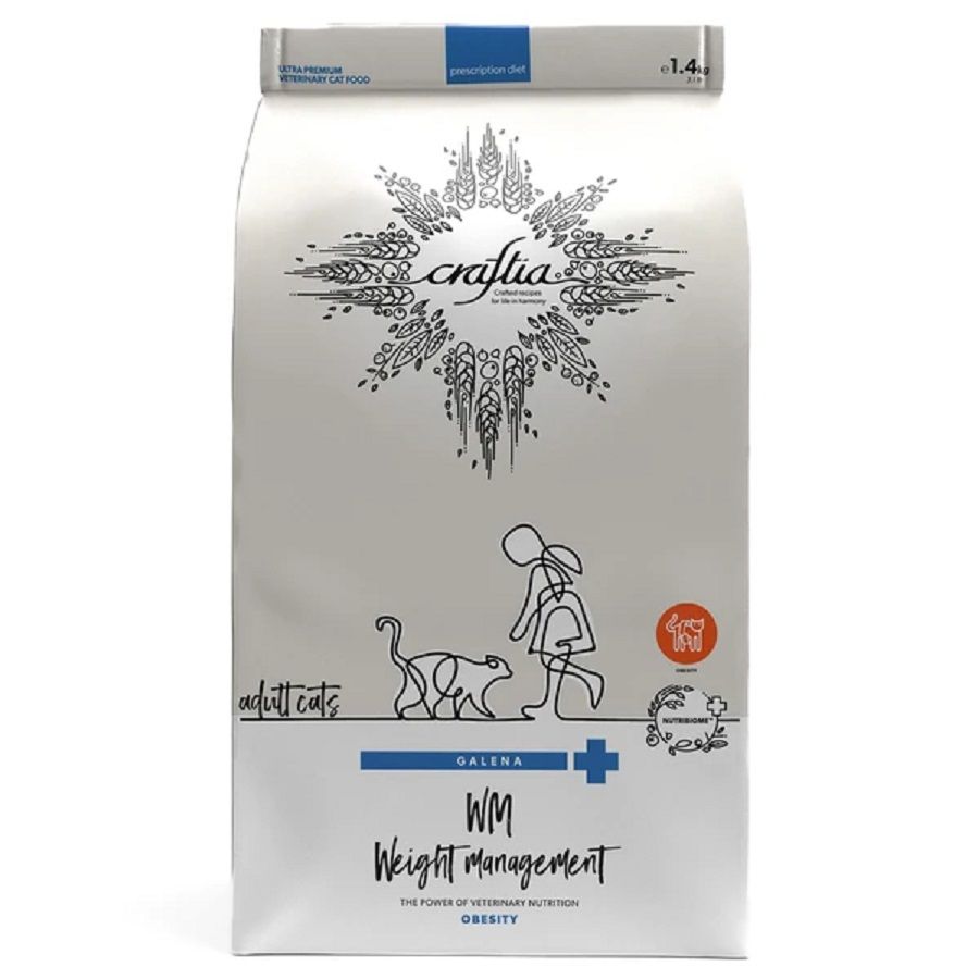 Craftia GALENA CAT WEIGHT MANAGEMENT (Obesity) Вейт менеджмент (Обесити) для кошек с избыточным весом 1,4 кг