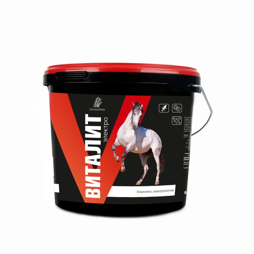 Дикий медведь: ВитаЛит Электро  комплекс электролитных солей для лошадей 7 кг