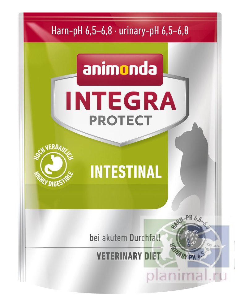 Animonda Integra Protect Cat Intestinal диета для взрослых кошек при нарушениях пищеварения, 1,2 кг