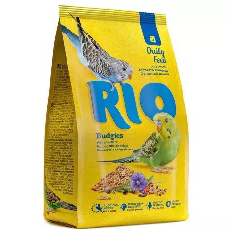 RIO: Корм для волнистых попугайчиков, основной рацион, 500 гр.