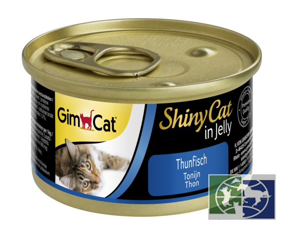 GimCat ShinyCat консервы для кошек из тунца 70 г