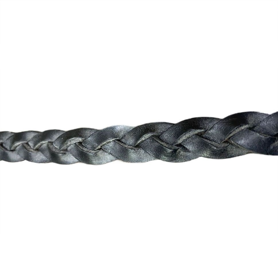 Schockemöhle Sport : Поводок Timmy для собак, кожа, цвет черный, серебряный, длина 102 см, ширина 15 мм, арт. 9001-00004