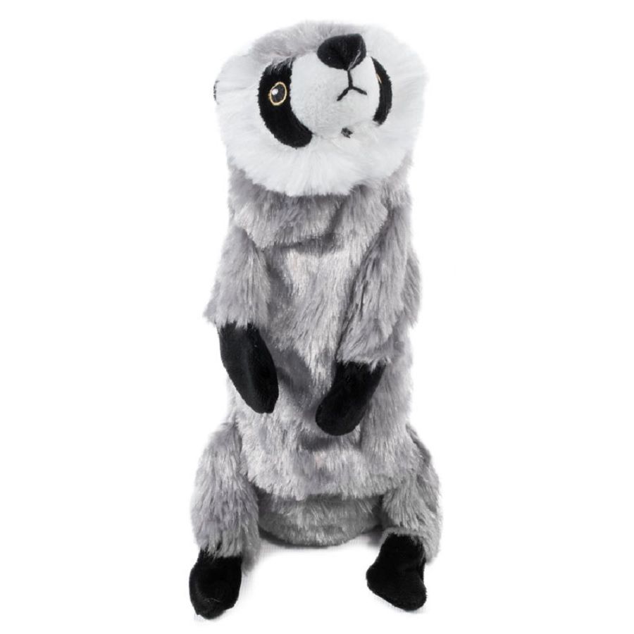 GiGwi Игрушка для собак Шкурка енота с бутылкой-пищалкой 51 см, CATCH & FETCH, 75270