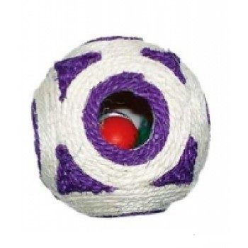 Игрушка для кошек "Мяч с мятой", сизаль, D=11.5 см, арт. ТМ-2057