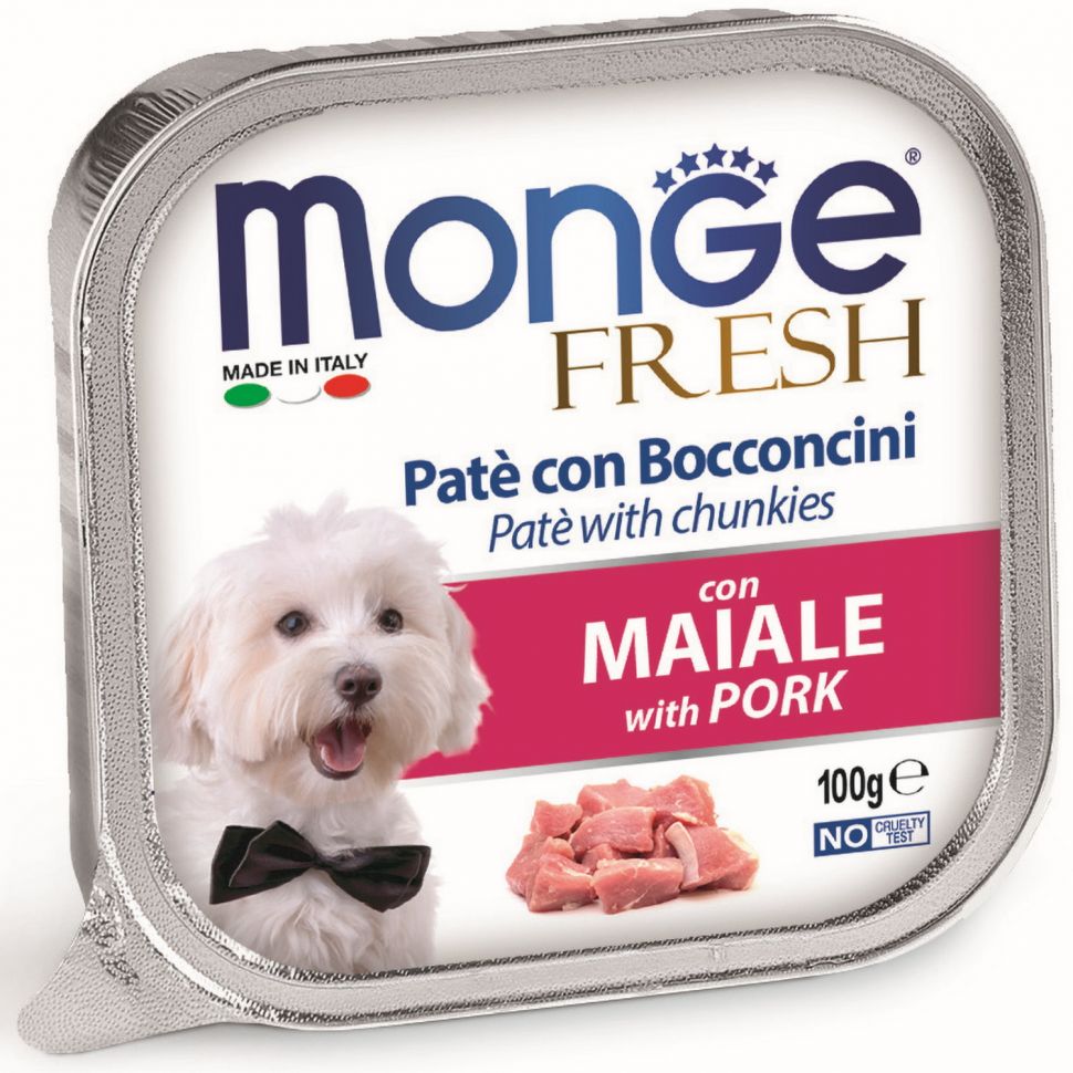 Monge Dog Fresh консервы для собак свинина 100 гр.