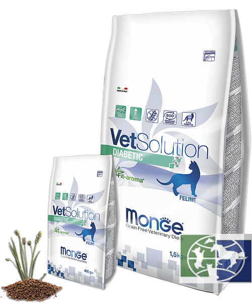 Monge VetSolution Cat Diabetic диета для кошек Диабетик  400 гр.
