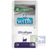 Vet Life Cat UltraHypo диета для кошек при неблагоприятной реакции на пищу (пищевая аллергия и/или пищевая непереносимость), 0,4 кг