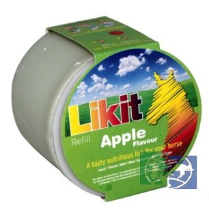 Likit: Большой ликит-лизунец, 650 гр. яблоко для лошадей