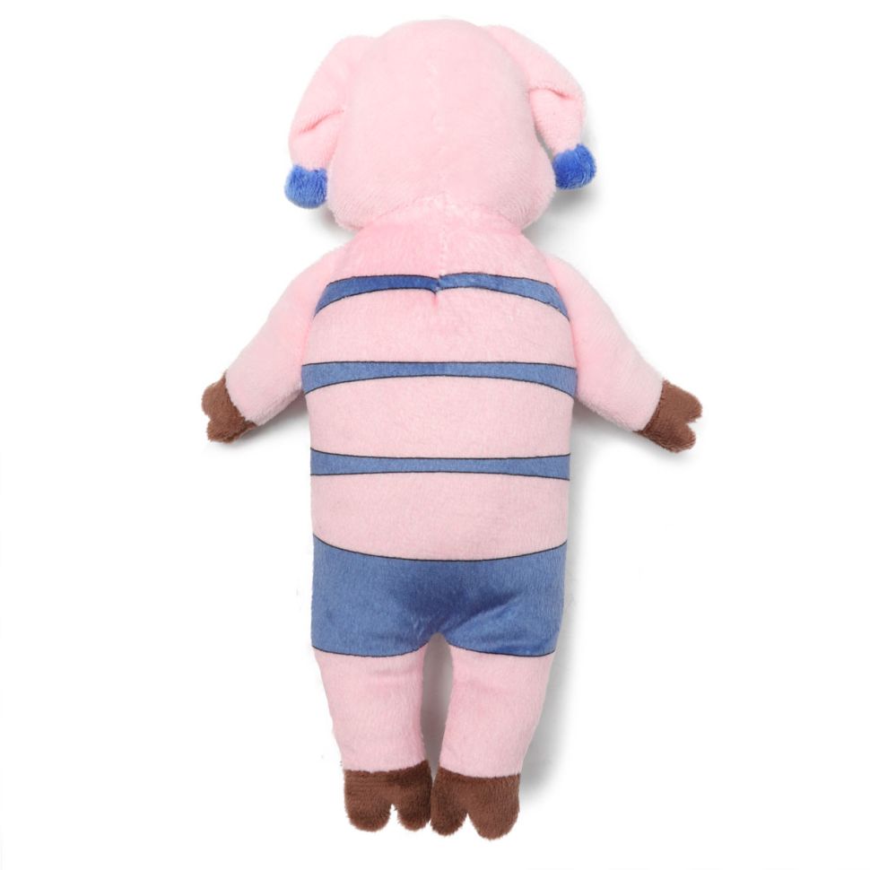 Triol: СоюзМультФильм НУ, ПОГОДИ! Игрушка Свинка в купальнике, мягкая, розовый, голубой, 24 см, 12141304