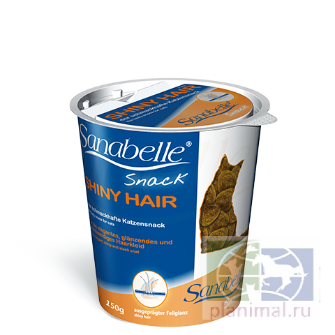 Sanabelle Shiny Hair Snack лакомство для кошек 150 гр.