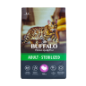 Mr. Buffalo Sterilized корм с индейкой для стерилизованных кошек, 10 кг