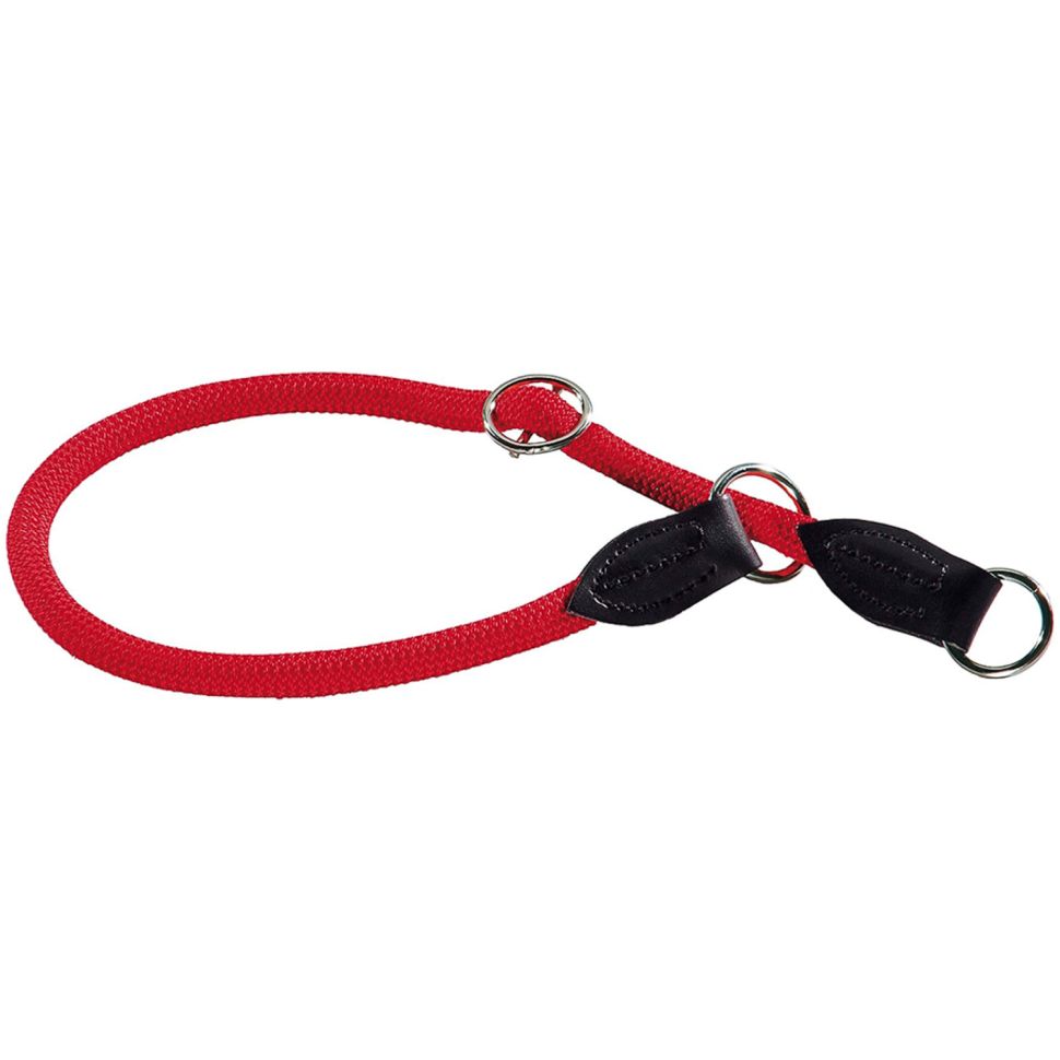 Hunter: ошейник-удавка, для собак, Freestyle 35 / 8 круглый, нейлон, красный
