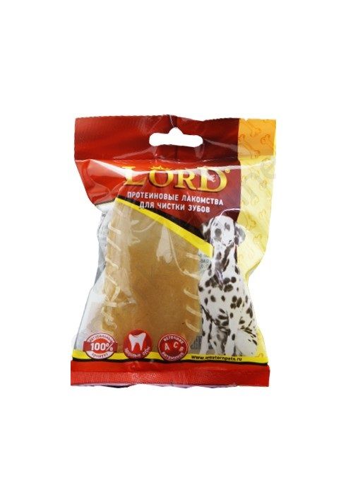 ЛАКОМСТВО "LORD" БОТИНОК ИЗ ЖИЛ 8 см, 50 шт./уп., цена за 1 шт., арт. 1416