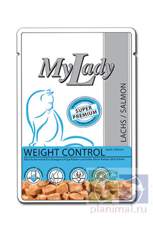 Консервы Dr. Alders "My Lady. Премиум Контроль Веса" для взрослых кошек с избыточным весом, с лососем, 85 гр.