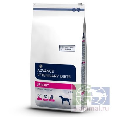 Advance диета для собак при мочекаменной болезни Urinary Canine, 12 кг