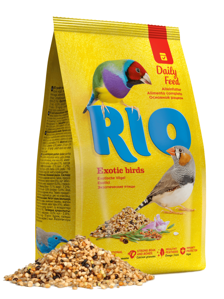 RIO: Корм для экзотических птиц, 500 гр.