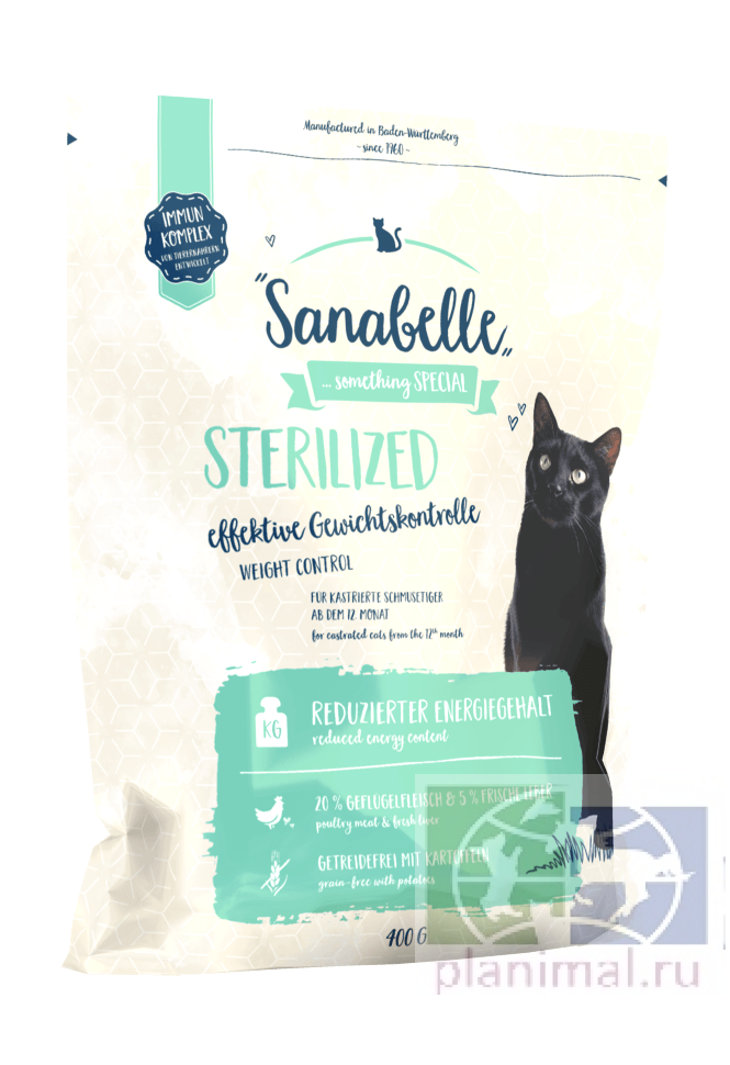 Sanabelle Sterilized сухой корм для кошек 0,4 кг