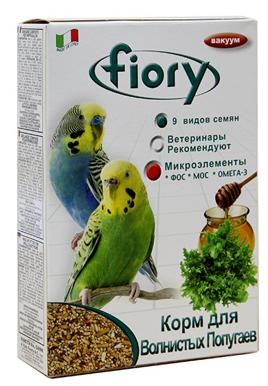 FIORY смесь для волнистых попугаев Pappagallini, 400 гр.