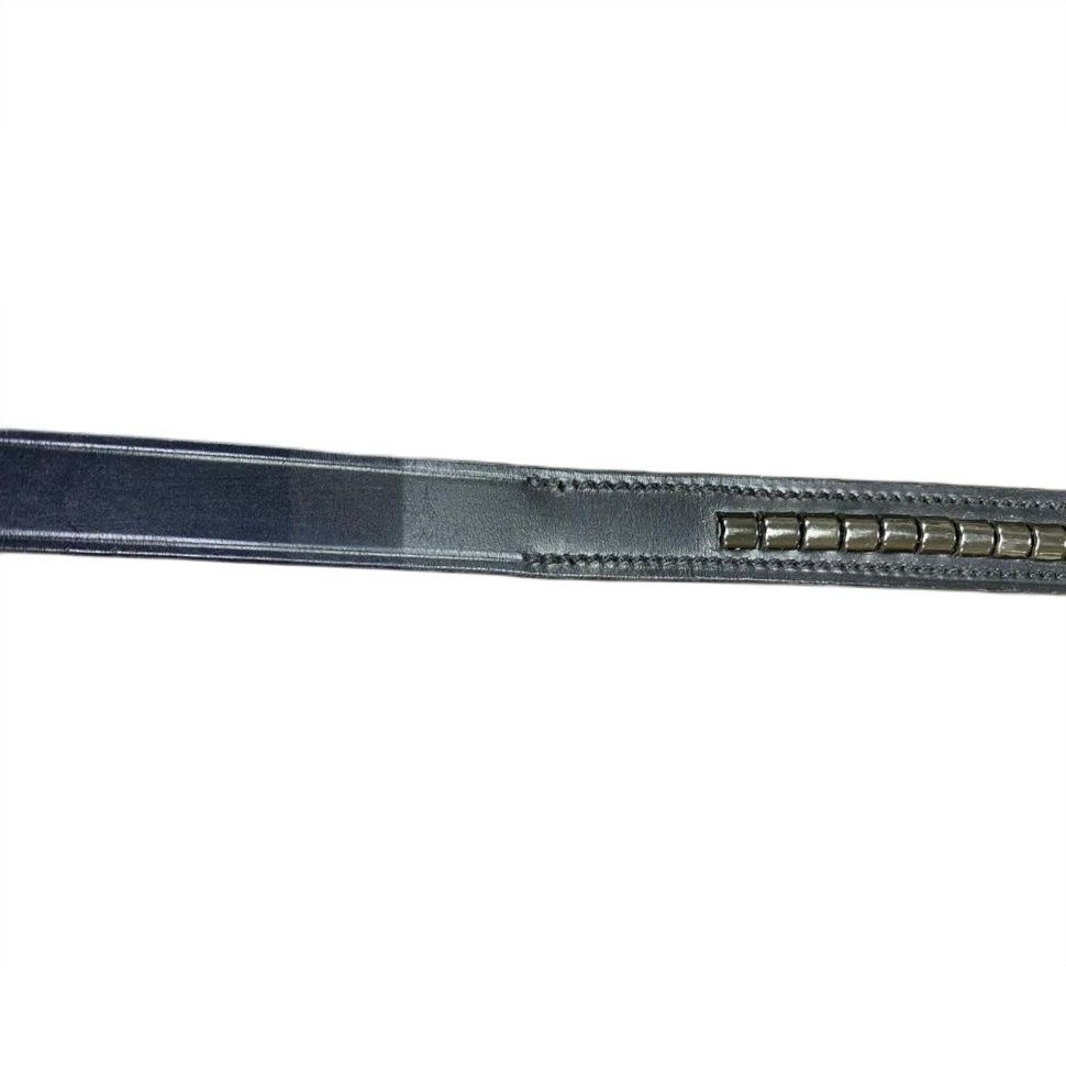 Schockemöhle Sport : Поводок Jerry для собак, кожа, цвет черный, металлик, длина 102 см, ширина 15 мм, арт. 9001-00003