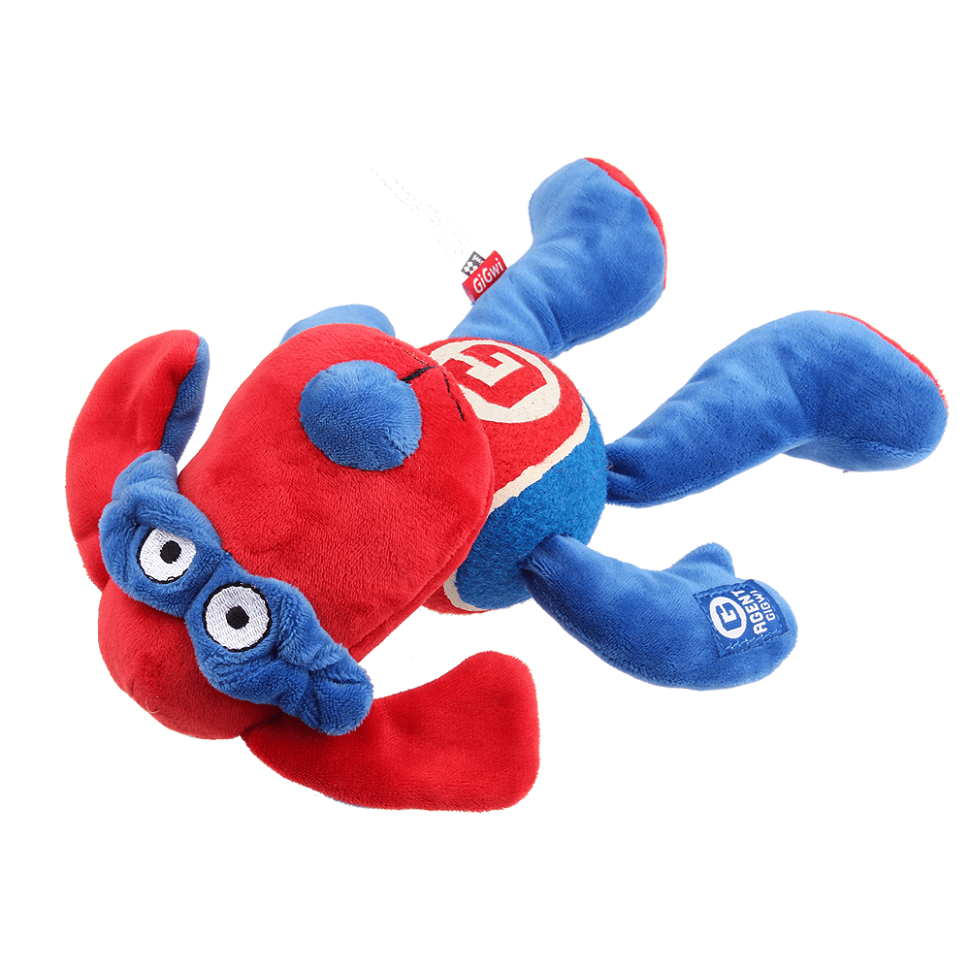 GiGwi Игрушка Собака с пищалкой  и теннисным мячом 28 см, серия AGENT, арт. 75465