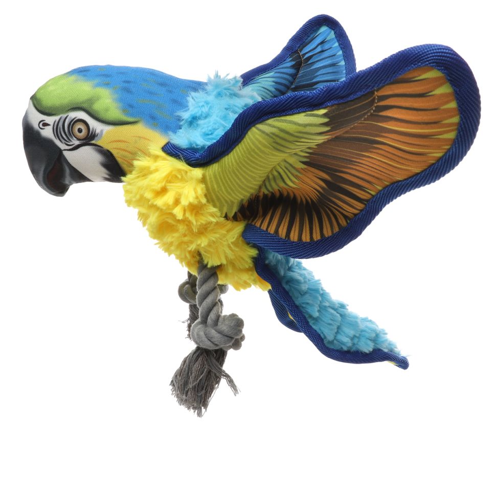 Triol: Игрушка мягкая для собак Попугай Ара, 415 мм, арт. 12141278