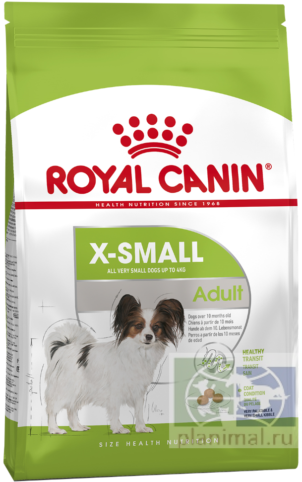 RC X-SMALL ADULT Корм для собак от 10 месяцев до 8 лет, 1,5 кг
