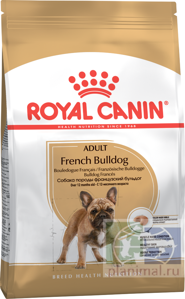 RC FRENCH BULLDOG ADULT корм для собак породы Французский бульдог от 12 месяцев, 3 кг