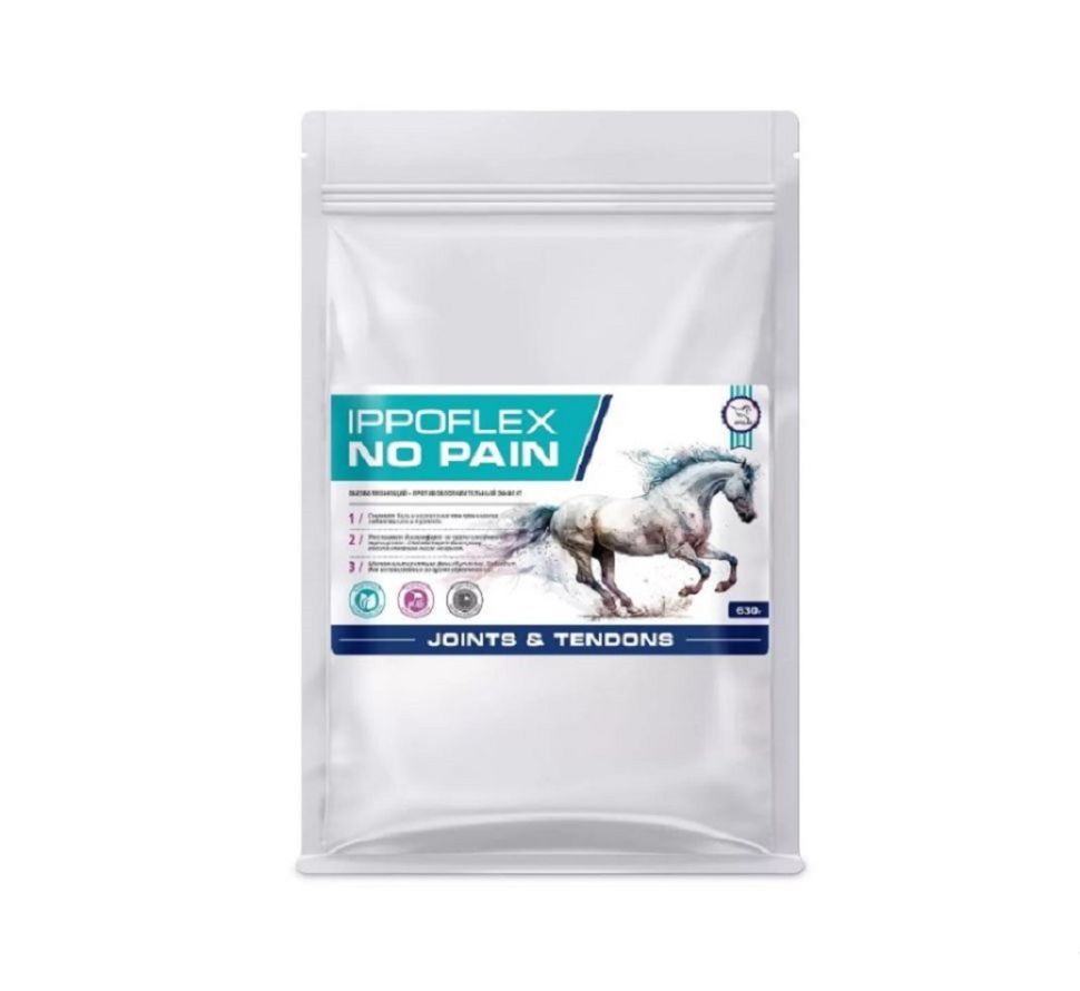 Пробио: Иппофлекс НОУ ПЕЙН натуральная подкормка для снятия воспалений в ОДА, эко-упаковка 1,2 кг